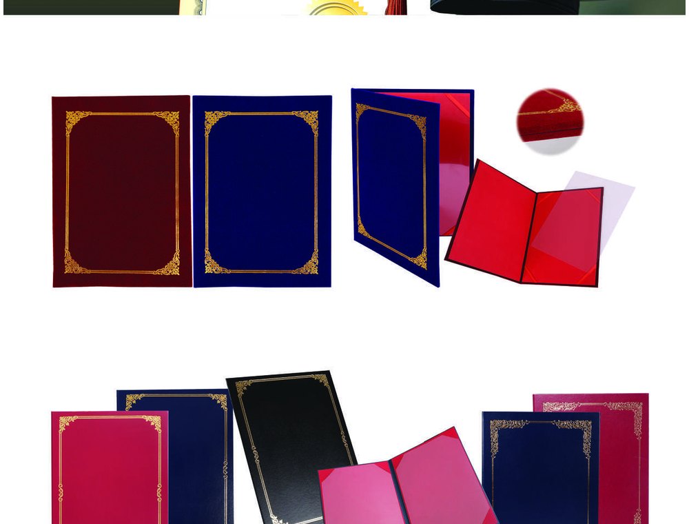 Plaques and presentation folders